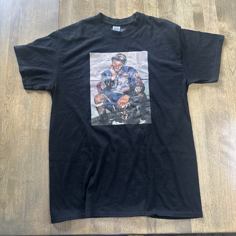Vintage Kobe Bryant NBA Trophy Black T Shirt  Medium LA Lakers Y2K‎